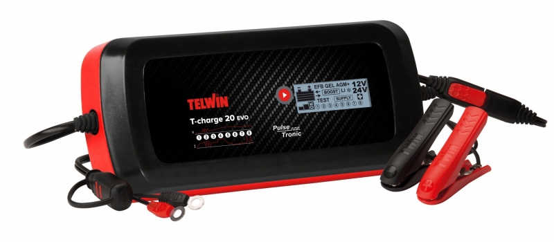 Зарядное устройство T-CHARGE 20 EVO (807596) Telwin Зарядное устройство T-CHARGE 20 EVO 12V/24V