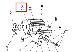  NORDBERG 304 Мотор 304 электрический для 46TRKE