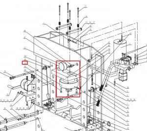 N3676A#CYL-ASSY Цилиндр в сборе для N3676A