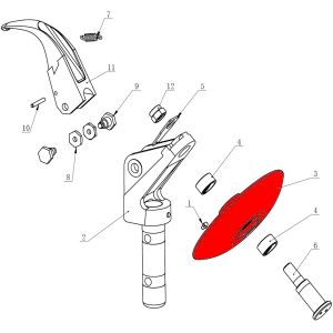 Тарелка монтажного крюка V-57 (TC-21-1323100)