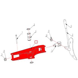 Корпус разбортовочной лапы V426, V426R (MM26001063219)